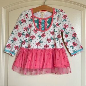 18-24M Matilda Jane Poinsettia Tunic